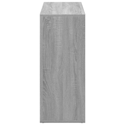 Room Divider Bookcase Grey Sonoma 69,5x29x69,5 cm Engineered Wood