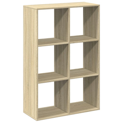 Room Divider Bookcase Sonoma Oak 69,5x29x103,5 cm Engineered Wood