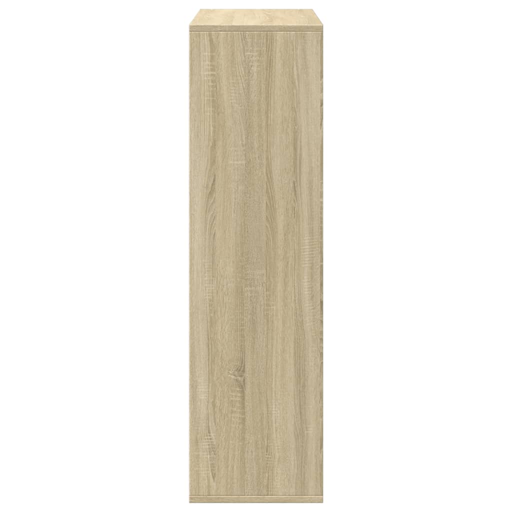 Room Divider Bookcase Sonoma Oak 69,5x29x103,5 cm Engineered Wood