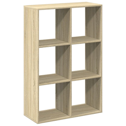 Room Divider Bookcase Sonoma Oak 69,5x29x103,5 cm Engineered Wood