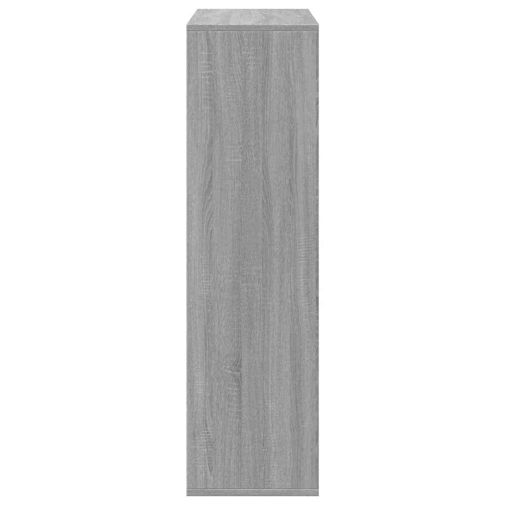 Room Divider Bookcase Grey Sonoma 69,5x29x103,5 cm Engineered Wood