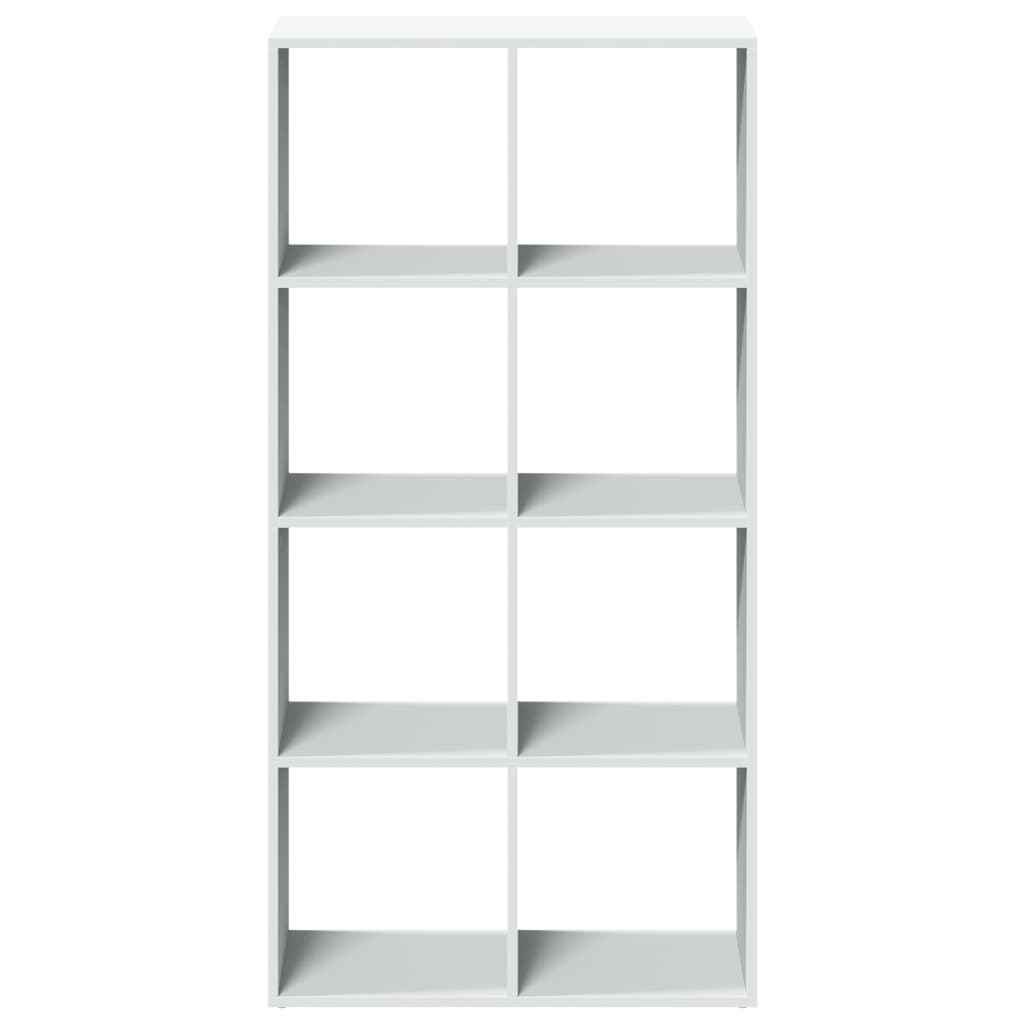 Room Divider Bookcase White 69,5x29x137,5 cm Engineered Wood