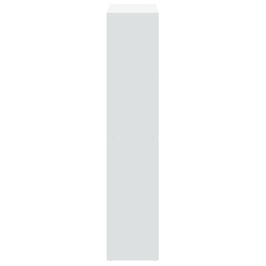 Room Divider Bookcase White 69,5x29x137,5 cm Engineered Wood