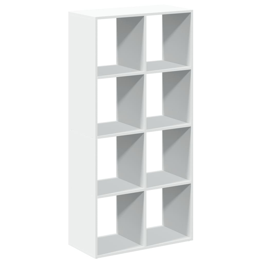 Room Divider Bookcase White 69,5x29x137,5 cm Engineered Wood