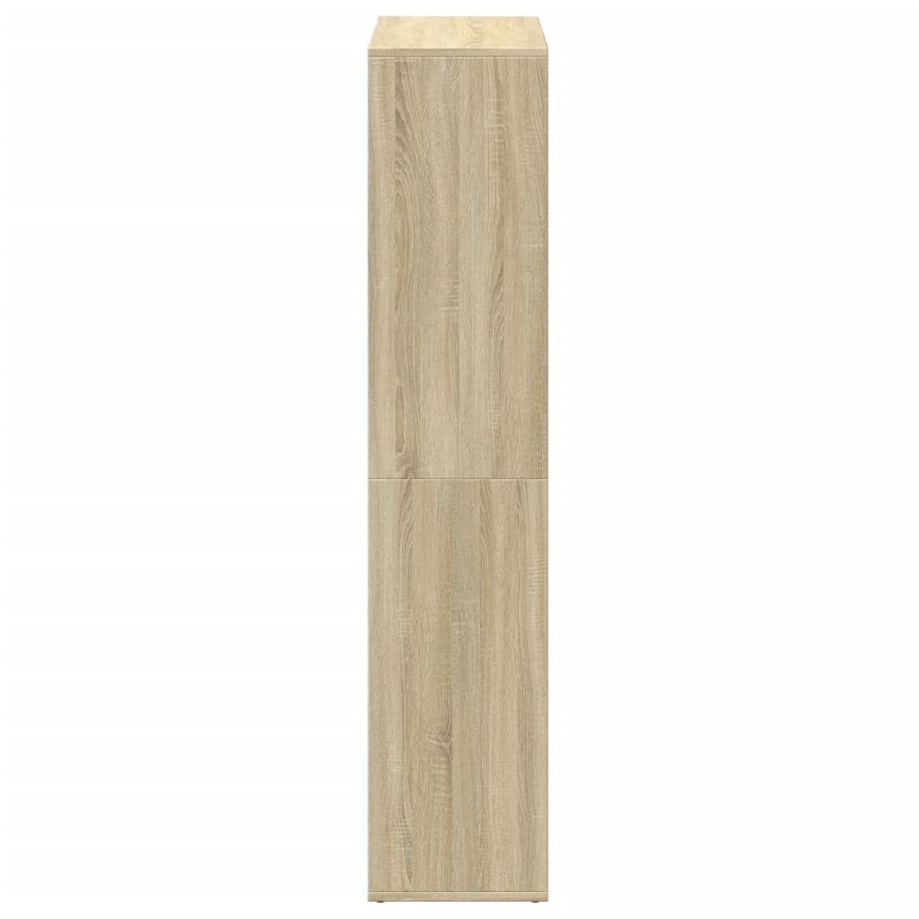 Room Divider Bookcase Sonoma Oak 69,5x29x137,5 cm Engineered Wood