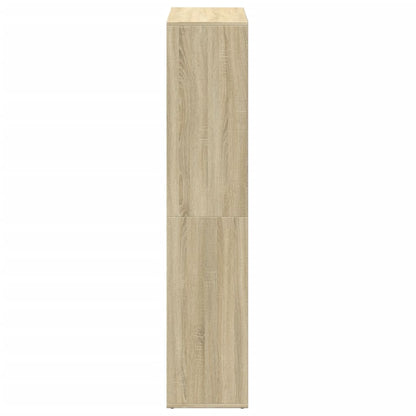 Room Divider Bookcase Sonoma Oak 69,5x29x137,5 cm Engineered Wood
