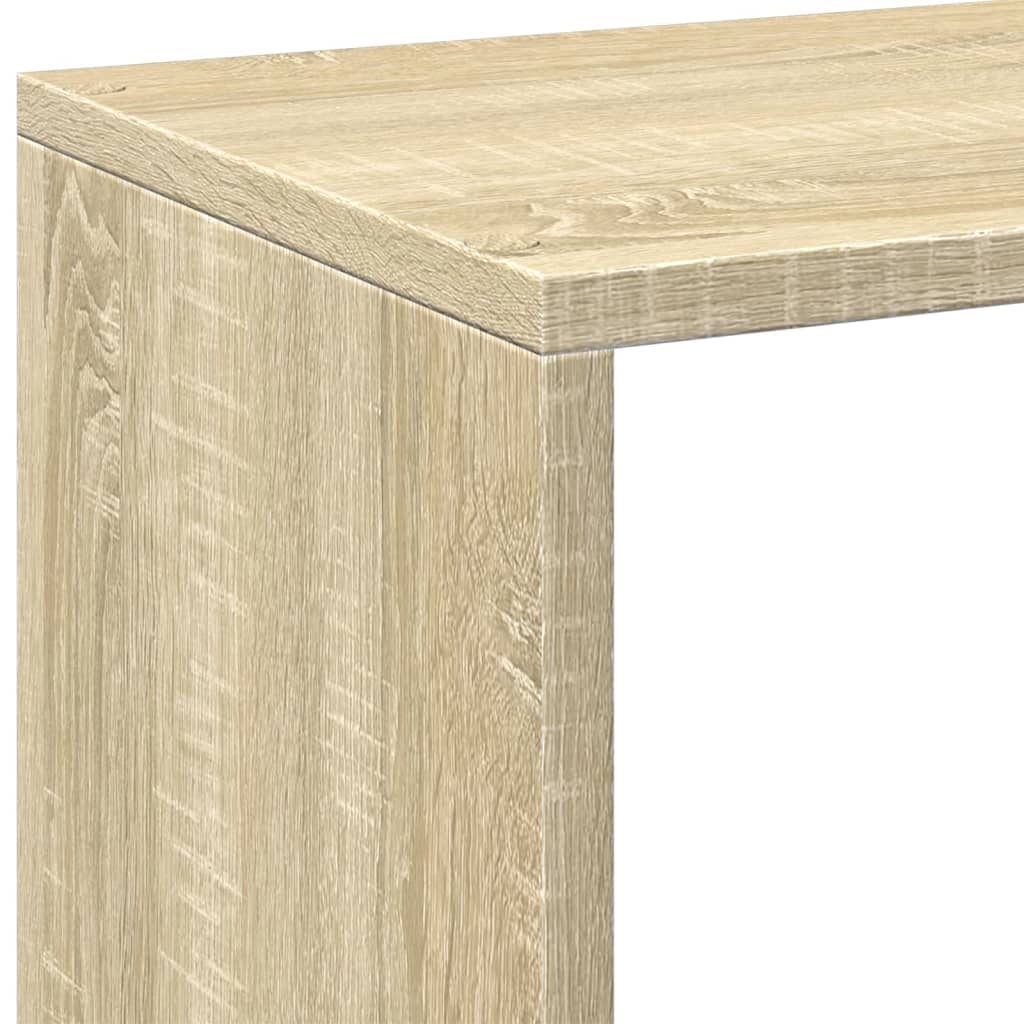 Room Divider Bookcase Sonoma Oak 69,5x29x137,5 cm Engineered Wood