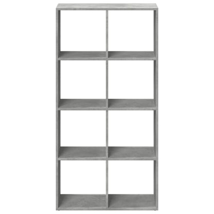 Room Divider Bookcase Concrete Grey 69,5x29x137,5 cm Engineered Wood