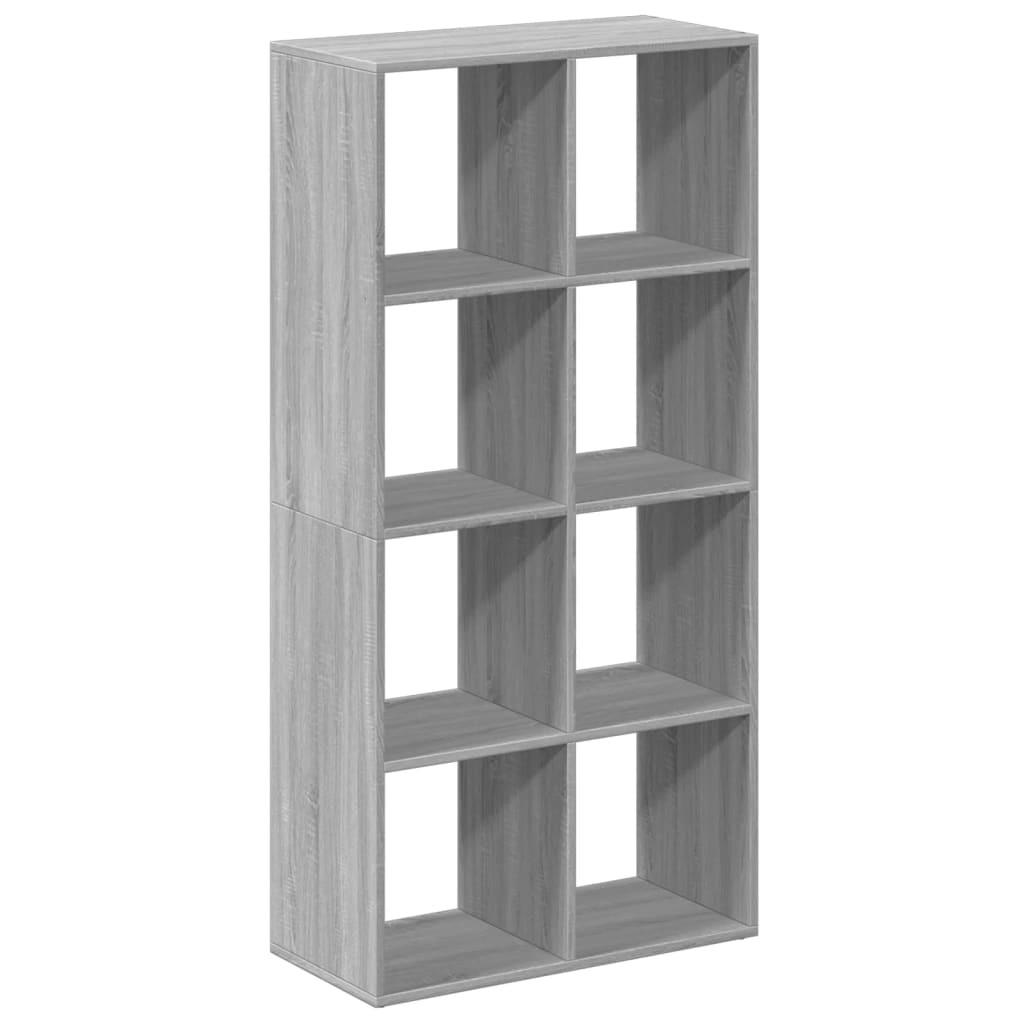 Room Divider Bookcase Grey Sonoma 69,5x29x137,5 cm Engineered Wood