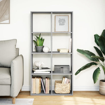 Room Divider Bookcase Grey Sonoma 69,5x29x137,5 cm Engineered Wood