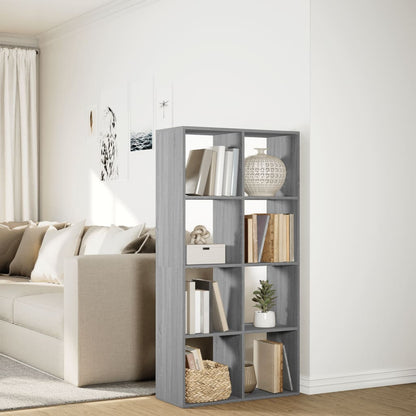 Room Divider Bookcase Grey Sonoma 69,5x29x137,5 cm Engineered Wood