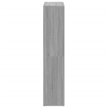 Room Divider Bookcase Grey Sonoma 69,5x29x137,5 cm Engineered Wood