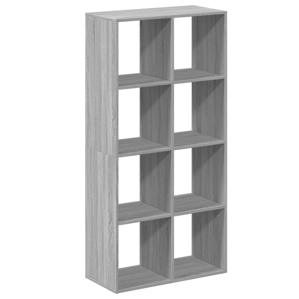 Room Divider Bookcase Grey Sonoma 69,5x29x137,5 cm Engineered Wood