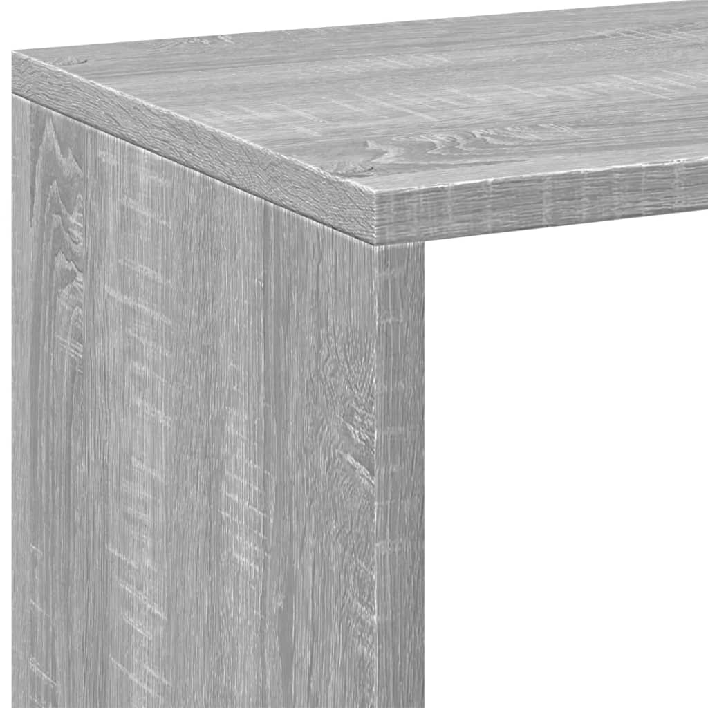 Room Divider Bookcase Grey Sonoma 69,5x29x137,5 cm Engineered Wood