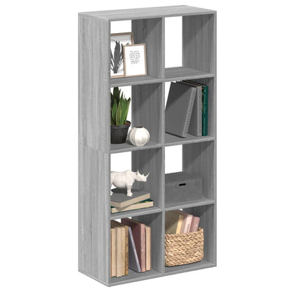 Room Divider Bookcase Grey Sonoma 69,5x29x137,5 cm Engineered Wood