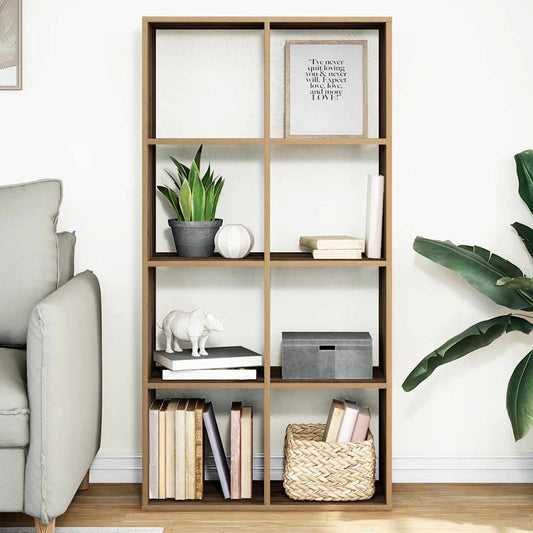 Room Divider Bookcase Artisan Oak 69.5x29x137.5 cm Engineered Wood