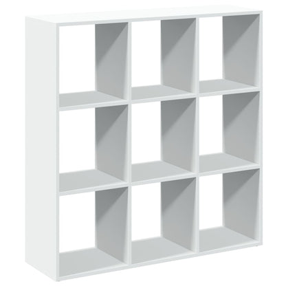 Room Divider Bookcase White 102x29x103,5 cm Engineered Wood
