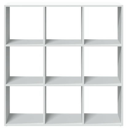 Room Divider Bookcase White 102x29x103,5 cm Engineered Wood