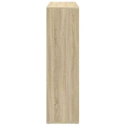 Room Divider Bookcase Sonoma Oak 102x29x103,5 cm Engineered Wood