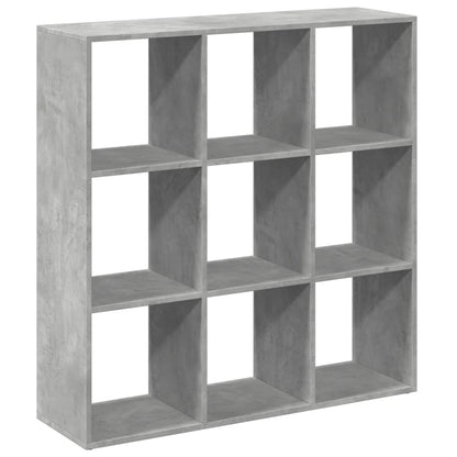Room Divider Bookcase Concrete Grey 102x29x103,5 cm Engineered Wood