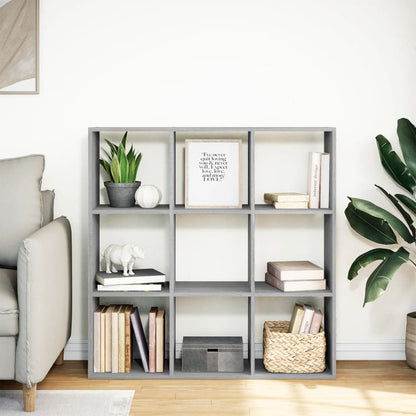 Room Divider Bookcase Grey Sonoma 102x29x103,5 cm Engineered Wood