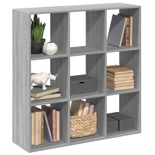 Room Divider Bookcase Grey Sonoma 102x29x103,5 cm Engineered Wood