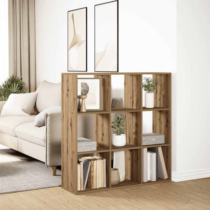 Room Divider Bookcase Artisan Oak 102x29x103,5 cm Engineered Wood