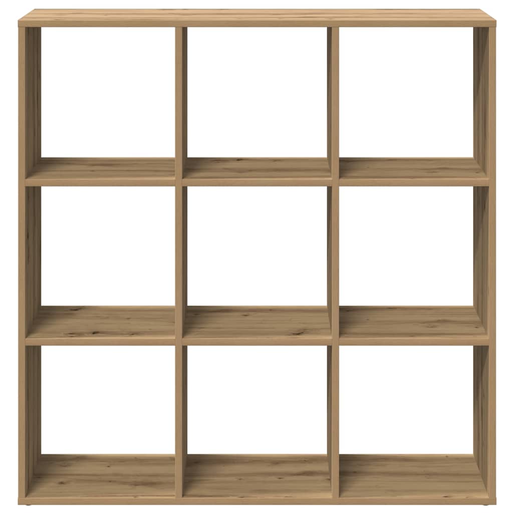 Room Divider Bookcase Artisan Oak 102x29x103.5 cm Engineered Wood