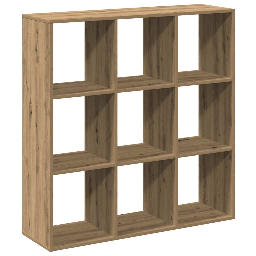 Room Divider Bookcase Artisan Oak 102x29x103.5 cm Engineered Wood