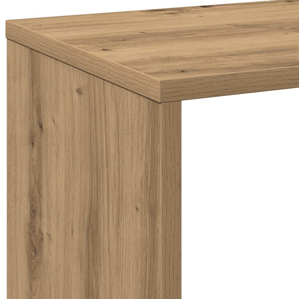 Room Divider Bookcase Artisan Oak 102x29x103,5 cm Engineered Wood