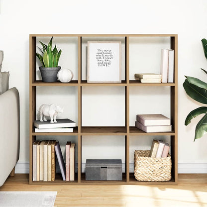 Room Divider Bookcase Artisan Oak 102x29x103.5 cm Engineered Wood
