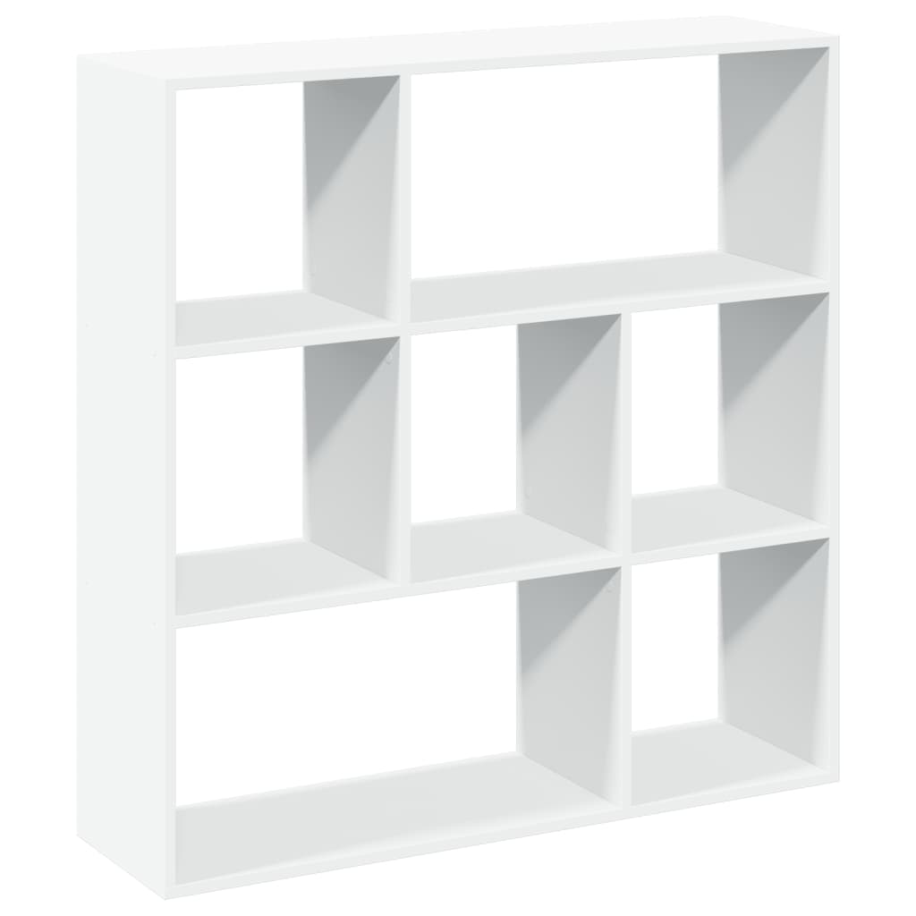 Room Divider Bookcase White 102x29x103,5 cm Engineered Wood