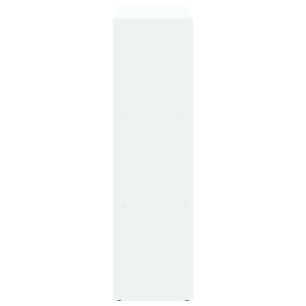 Room Divider Bookcase White 102x29x103,5 cm Engineered Wood