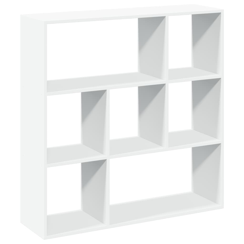 Room Divider Bookcase White 102x29x103,5 cm Engineered Wood