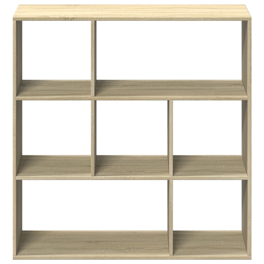 Room Divider Bookcase Sonoma Oak 102x29x103,5 cm Engineered Wood