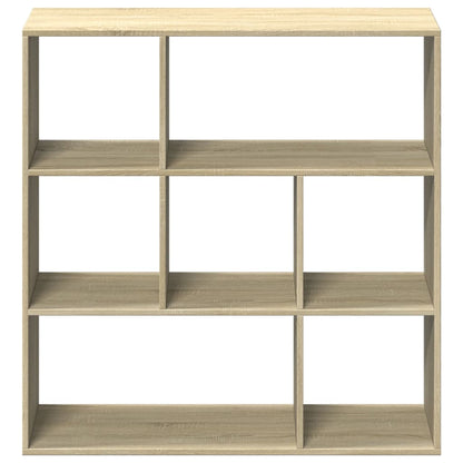 Room Divider Bookcase Sonoma Oak 102x29x103,5 cm Engineered Wood