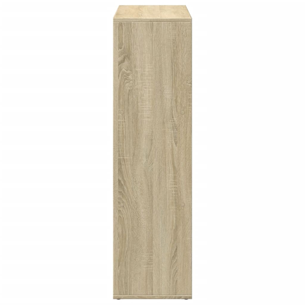 Room Divider Bookcase Sonoma Oak 102x29x103,5 cm Engineered Wood
