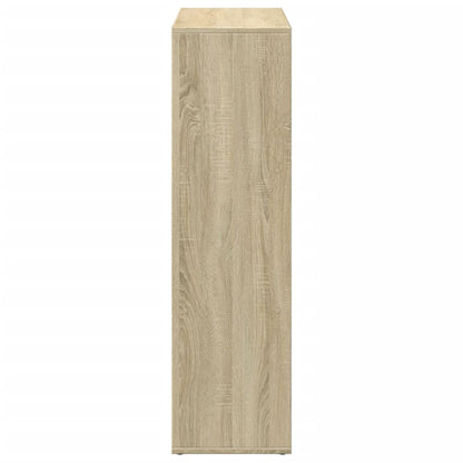 Room Divider Bookcase Sonoma Oak 102x29x103,5 cm Engineered Wood
