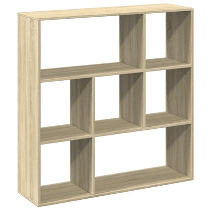 Room Divider Bookcase Sonoma Oak 102x29x103,5 cm Engineered Wood