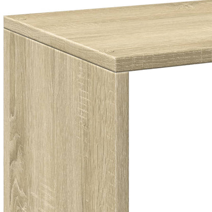 Room Divider Bookcase Sonoma Oak 102x29x103.5 cm Engineered Wood