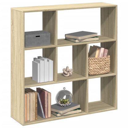 Room Divider Bookcase Sonoma Oak 102x29x103,5 cm Engineered Wood
