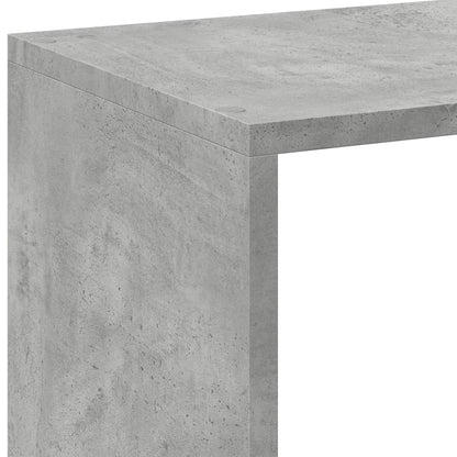 Room Divider Bookcase Concrete Grey 102x29x103,5 cm Engineered Wood