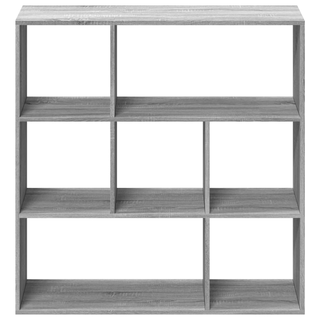 Room Divider Bookcase Grey Sonoma 102x29x103,5 cm Engineered Wood