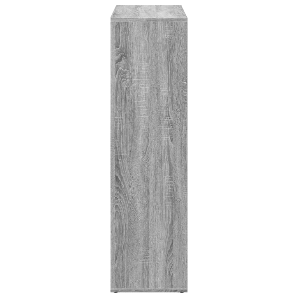 Room Divider Bookcase Grey Sonoma 102x29x103,5 cm Engineered Wood