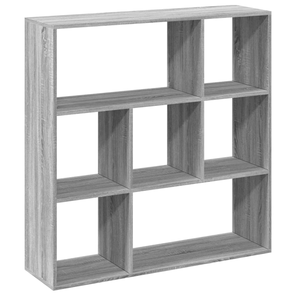 Room Divider Bookcase Grey Sonoma 102x29x103,5 cm Engineered Wood