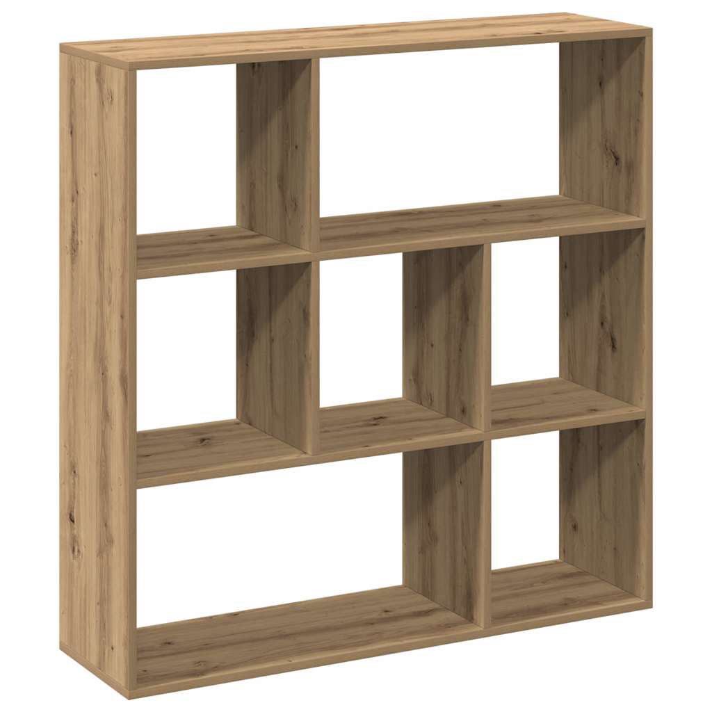 Room Divider Bookcase Artisan Oak 102x29x103,5 cm Engineered Wood