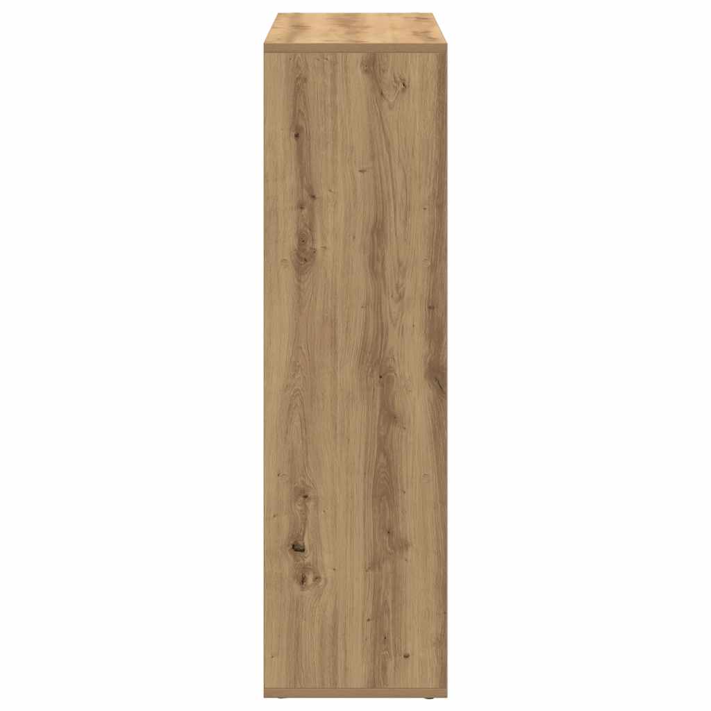 Room Divider Bookcase Artisan Oak 102x29x103.5 cm Engineered Wood