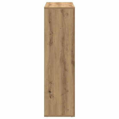 Room Divider Bookcase Artisan Oak 102x29x103.5 cm Engineered Wood
