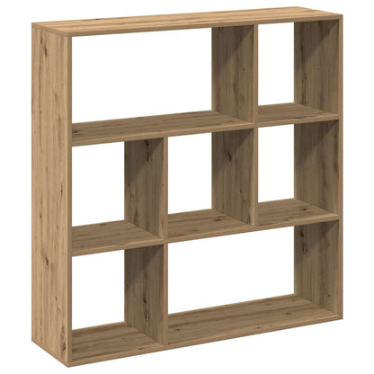 Room Divider Bookcase Artisan Oak 102x29x103.5 cm Engineered Wood