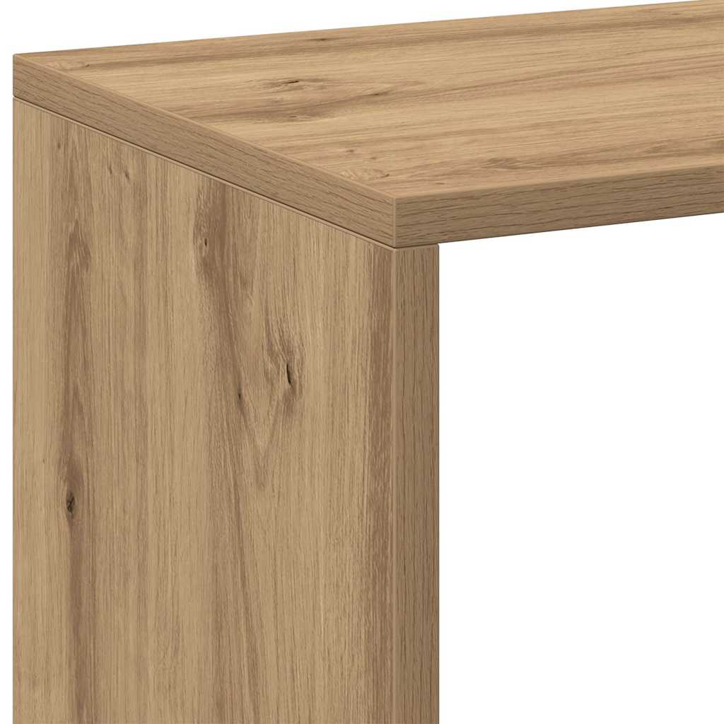 Room Divider Bookcase Artisan Oak 102x29x103.5 cm Engineered Wood